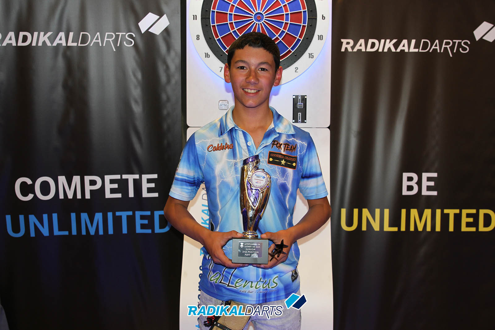 Individual Junior Subcampeón Caldeira. Internacional RadikalDarts 2019.